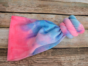 Cotton Candy TyeDye velvet