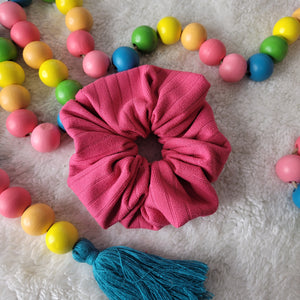 Wide rib scrunchie (multiple colors)