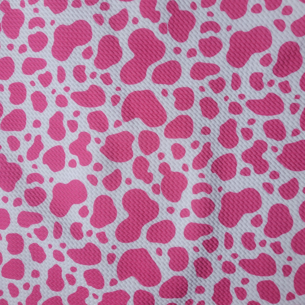 Cow print pink